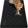 image:imageGORILLA GRIP Cat Litter Box Mat Coiled Mesh Trapping Mats 24x17 GrayBlack