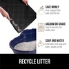 image:imageGORILLA GRIP Cat Litter Box Mat Coiled Mesh Trapping Mats 24x17 GrayBlack