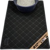 image:imageGORILLA GRIP Cat Litter Box Mat Coiled Mesh Trapping Mats 24x17 GrayBlack