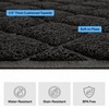 image:imageGORILLA GRIP Cat Litter Box Mat Coiled Mesh Trapping Mats 24x17 GrayBlack