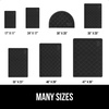 image:imageGORILLA GRIP Cat Litter Box Mat Coiled Mesh Trapping Mats 24x17 GrayBlack
