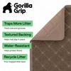 image:imageGORILLA GRIP Cat Litter Box Mat Coiled Mesh Trapping Mats 24x17 GrayBrown