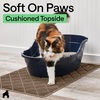image:imageGORILLA GRIP Cat Litter Box Mat Coiled Mesh Trapping Mats 24x17 GrayBrown
