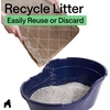 image:imageGORILLA GRIP Cat Litter Box Mat Coiled Mesh Trapping Mats 24x17 GrayBrown
