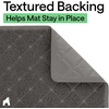 image:imageGORILLA GRIP Cat Litter Box Mat Coiled Mesh Trapping Mats 24x17 GrayCharcoal