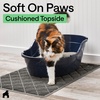 image:imageGORILLA GRIP Cat Litter Box Mat Coiled Mesh Trapping Mats 24x17 GrayCharcoal