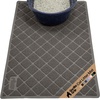 image:imageGORILLA GRIP Cat Litter Box Mat Coiled Mesh Trapping Mats 24x17 GrayCharcoal