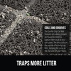 image:imageGORILLA GRIP Cat Litter Box Mat Coiled Mesh Trapping Mats 24x17 GrayCharcoal