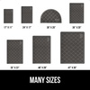 image:imageGORILLA GRIP Cat Litter Box Mat Coiled Mesh Trapping Mats 24x17 GrayCharcoal