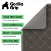 image:imageGORILLA GRIP Cat Litter Box Mat Coiled Mesh Trapping Mats 24x17 GrayCharcoal