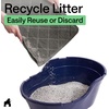 image:imageGORILLA GRIP Cat Litter Box Mat Coiled Mesh Trapping Mats 24x17 GrayCharcoal