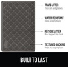 image:imageGORILLA GRIP Cat Litter Box Mat Coiled Mesh Trapping Mats 24x17 GrayCharcoal