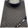 image:imageGORILLA GRIP Cat Litter Box Mat Coiled Mesh Trapping Mats 24x17 GrayCharcoal