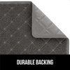 image:imageGORILLA GRIP Cat Litter Box Mat Coiled Mesh Trapping Mats 24x17 GrayCharcoal