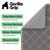 image:imageGORILLA GRIP Cat Litter Box Mat Coiled Mesh Trapping Mats 24x17 GrayGray
