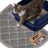 image:imageGORILLA GRIP Cat Litter Box Mat Coiled Mesh Trapping Mats 24x17 GrayGrey