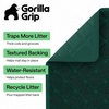 image:imageGORILLA GRIP Cat Litter Box Mat Coiled Mesh Trapping Mats 24x17 GrayHunter Green
