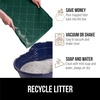 image:imageGORILLA GRIP Cat Litter Box Mat Coiled Mesh Trapping Mats 24x17 GrayHunter Green