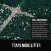 image:imageGORILLA GRIP Cat Litter Box Mat Coiled Mesh Trapping Mats 24x17 GrayHunter Green