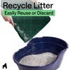 image:imageGORILLA GRIP Cat Litter Box Mat Coiled Mesh Trapping Mats 24x17 GrayHunter Green