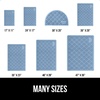 image:imageGORILLA GRIP Cat Litter Box Mat Coiled Mesh Trapping Mats 24x17 GrayLight Blue