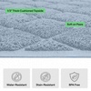 image:imageGORILLA GRIP Cat Litter Box Mat Coiled Mesh Trapping Mats 24x17 GrayLight Blue