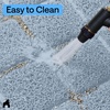 image:imageGORILLA GRIP Cat Litter Box Mat Coiled Mesh Trapping Mats 24x17 GrayLight Blue