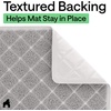 image:imageGORILLA GRIP Cat Litter Box Mat Coiled Mesh Trapping Mats 24x17 GrayLight Gray