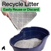 image:imageGORILLA GRIP Cat Litter Box Mat Coiled Mesh Trapping Mats 24x17 GrayLight Gray