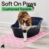 image:imageGORILLA GRIP Cat Litter Box Mat Coiled Mesh Trapping Mats 24x17 GrayLight Pink