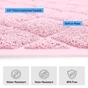 image:imageGORILLA GRIP Cat Litter Box Mat Coiled Mesh Trapping Mats 24x17 GrayLight Pink