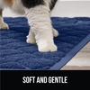 image:imageGORILLA GRIP Cat Litter Box Mat Coiled Mesh Trapping Mats 24x17 GrayNavy