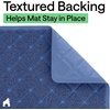 image:imageGORILLA GRIP Cat Litter Box Mat Coiled Mesh Trapping Mats 24x17 GrayNavy