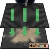 image:imageGORILLA GRIP Cat Litter Box Mat Dual Layer Silicone Tray 24x15 GrayBlack