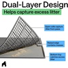 image:imageGORILLA GRIP Cat Litter Box Mat Dual Layer Silicone Tray 24x15 GrayGray
