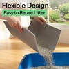 image:imageGORILLA GRIP Cat Litter Box Mat Dual Layer Silicone Tray 24x15 GrayGray