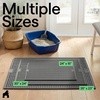 image:imageGORILLA GRIP Cat Litter Box Mat Dual Layer Silicone Tray 24x15 GrayGray
