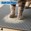 image:imageGORILLA GRIP Cat Litter Box Mat Dual Layer Silicone Tray 24x15 GrayGray