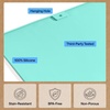 image:imageGORILLA GRIP Cat Litter Box Mat Dual Layer Silicone Tray 24x15 GrayTurquoise