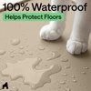 image:imageGORILLA GRIP Cat Litter Box Mat Easy Clean Silicone Mats 24x15 GrayBeige
