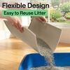 image:imageGORILLA GRIP Cat Litter Box Mat Easy Clean Silicone Mats 24x15 GrayBeige