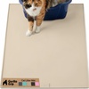 image:imageGORILLA GRIP Cat Litter Box Mat Easy Clean Silicone Mats 24x15 GrayBeige