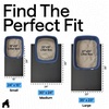image:imageGORILLA GRIP Cat Litter Box Mat Easy Clean Silicone Mats 24x15 GrayBlack