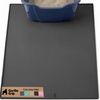 image:imageGORILLA GRIP Cat Litter Box Mat Easy Clean Silicone Mats 24x15 GrayBlack
