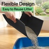 image:imageGORILLA GRIP Cat Litter Box Mat Easy Clean Silicone Mats 24x15 GrayBlack