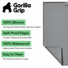 image:imageGORILLA GRIP Cat Litter Box Mat Easy Clean Silicone Mats 24x15 GrayGray