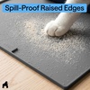 image:imageGORILLA GRIP Cat Litter Box Mat Easy Clean Silicone Mats 24x15 GrayGray
