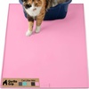 image:imageGORILLA GRIP Cat Litter Box Mat Easy Clean Silicone Mats 24x15 GrayPink