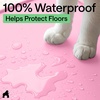 image:imageGORILLA GRIP Cat Litter Box Mat Easy Clean Silicone Mats 24x15 GrayPink