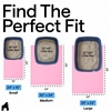 image:imageGORILLA GRIP Cat Litter Box Mat Easy Clean Silicone Mats 24x15 GrayPink